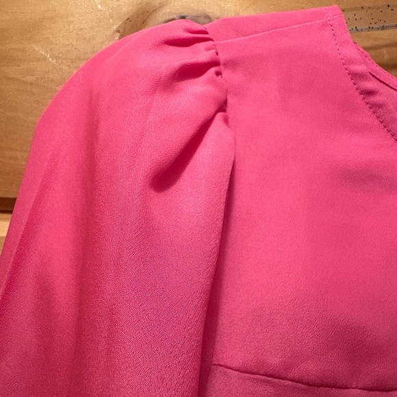 J. Crew Hot Pink Blouse XS - Picture 3 of 7